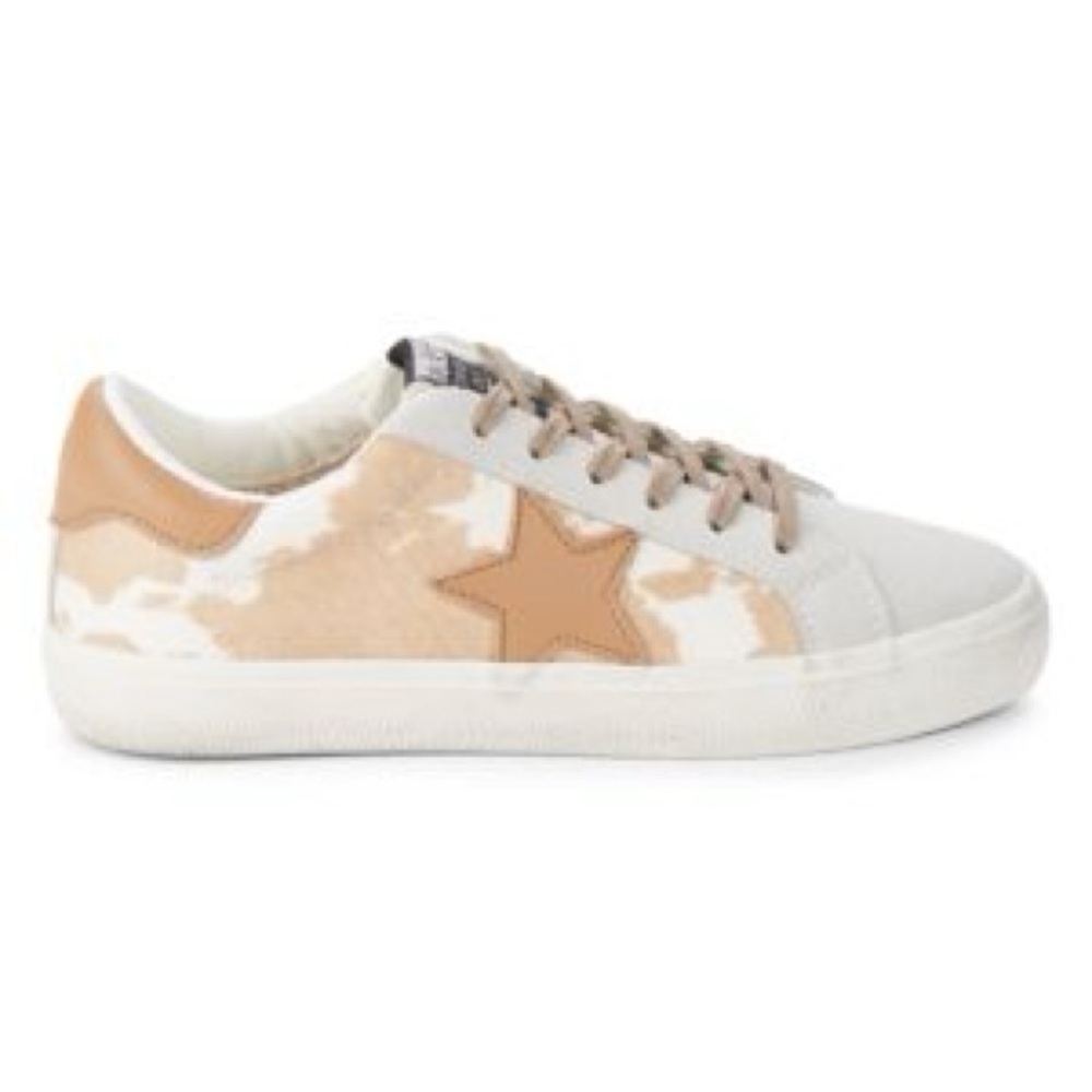 VINTAGE HAVANA Calf-Hair Low-Top Sneakers Size 7.5